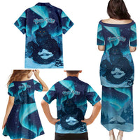 Yule Be Eaten Personalized Family Matching Puletasi and Hawaiian Shirt Christmas Cat Jolakotturinn Icelandic - Wonder Print Shop