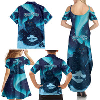Yule Be Eaten Personalized Family Matching Summer Maxi Dress and Hawaiian Shirt Christmas Cat Jolakotturinn Icelandic - Wonder Print Shop