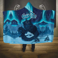 Yule Be Eaten Personalized Hooded Blanket Christmas Cat Jolakotturinn Icelandic - Wonder Print Shop