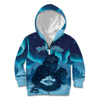 Yule Be Eaten Personalized Kid Hoodie Christmas Cat Jolakotturinn Icelandic - Wonder Print Shop