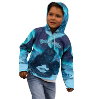 Yule Be Eaten Personalized Kid Hoodie Christmas Cat Jolakotturinn Icelandic - Wonder Print Shop