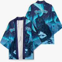 Yule Be Eaten Personalized Kimono Christmas Cat Jolakotturinn Icelandic - Wonder Print Shop