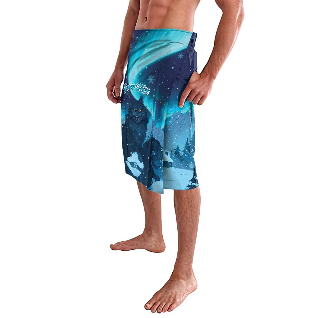 Yule Be Eaten Personalized Lavalava Christmas Cat Jolakotturinn Icelandic - Wonder Print Shop