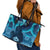 Yule Be Eaten Personalized Leather Tote Bag Christmas Cat Jolakotturinn Icelandic - Wonder Print Shop