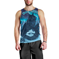 Yule Be Eaten Personalized Men Tank Top Christmas Cat Jolakotturinn Icelandic - Wonder Print Shop