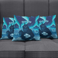 Yule Be Eaten Personalized Pillow Cover Christmas Cat Jolakotturinn Icelandic - Wonder Print Shop