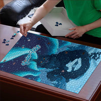 Yule Be Eaten Personalized Puzzle Christmas Cat Jolakotturinn Icelandic - Wonder Print Shop