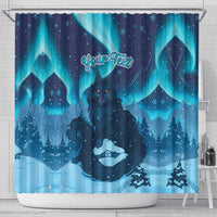Yule Be Eaten Personalized Shower Curtain Christmas Cat Jolakotturinn Icelandic - Wonder Print Shop