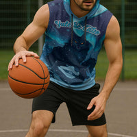 Yule Be Eaten Personalized Sleeveless Hoodie Christmas Cat Jolakotturinn Icelandic - Wonder Print Shop