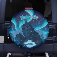 Yule Be Eaten Personalized Spare Tire Cover Christmas Cat Jolakotturinn Icelandic - Wonder Print Shop