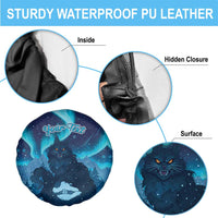 Yule Be Eaten Personalized Spare Tire Cover Christmas Cat Jolakotturinn Icelandic - Wonder Print Shop