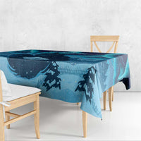 Yule Be Eaten Personalized Tablecloth Christmas Cat Jolakotturinn Icelandic - Wonder Print Shop