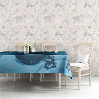 Yule Be Eaten Personalized Tablecloth Christmas Cat Jolakotturinn Icelandic - Wonder Print Shop