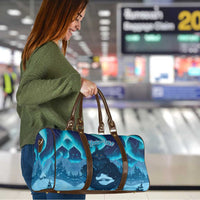 Yule Be Eaten Personalized Travel Bag Christmas Cat Jolakotturinn Icelandic - Wonder Print Shop