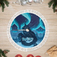 Yule Be Eaten Personalized Tree Skirt Christmas Cat Jolakotturinn Icelandic - Wonder Print Shop