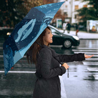 Yule Be Eaten Personalized Umbrella Christmas Cat Jolakotturinn Icelandic - Wonder Print Shop