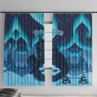 Yule Be Eaten Personalized Window Curtain Christmas Cat Jolakotturinn Icelandic - Wonder Print Shop