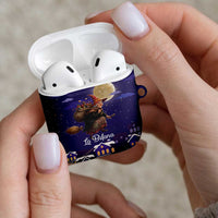 Italy Christmas AirPods Case La Befana Flying Over Winter Night - Wonder Print Shop