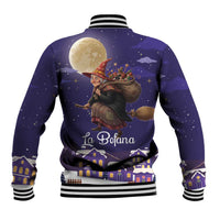 Italy Christmas Baseball Jacket La Befana Flying Over Winter Night - Wonder Print Shop