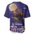 Italy Christmas Baseball Jersey La Befana Flying Over Winter Night - Wonder Print Shop