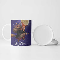 Italy Christmas Ceramic Mug La Befana Flying Over Winter Night - Wonder Print Shop