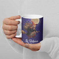 Italy Christmas Ceramic Mug La Befana Flying Over Winter Night - Wonder Print Shop