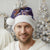 Italy Christmas Santa Hat La Befana Flying Over Winter Night - Wonder Print Shop