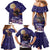 Italy Christmas Family Matching Mermaid Dress and Hawaiian Shirt La Befana Flying Over Winter Night - Wonder Print Shop
