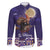 Italy Christmas Family Matching Mermaid Dress and Hawaiian Shirt La Befana Flying Over Winter Night - Wonder Print Shop