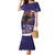 Italy Christmas Family Matching Mermaid Dress and Hawaiian Shirt La Befana Flying Over Winter Night - Wonder Print Shop