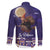 Italy Christmas Family Matching Off The Shoulder Long Sleeve Dress and Hawaiian Shirt La Befana Flying Over Winter Night - Wonder Print Shop