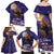 Italy Christmas Family Matching Off Shoulder Maxi Dress and Hawaiian Shirt La Befana Flying Over Winter Night - Wonder Print Shop