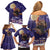 Italy Christmas Family Matching Off Shoulder Short Dress and Hawaiian Shirt La Befana Flying Over Winter Night - Wonder Print Shop