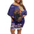 Italy Christmas Family Matching Off Shoulder Short Dress and Hawaiian Shirt La Befana Flying Over Winter Night - Wonder Print Shop