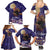 Italy Christmas Family Matching Summer Maxi Dress and Hawaiian Shirt La Befana Flying Over Winter Night - Wonder Print Shop