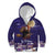Italy Christmas Kid Hoodie La Befana Flying Over Winter Night - Wonder Print Shop