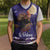 Italy Christmas Knitted V-Neck Vest La Befana Flying Over Winter Night - Wonder Print Shop