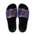Italy Christmas Slide Sandals La Befana Flying Over Winter Night - Wonder Print Shop