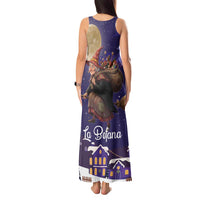 Italy Christmas Tank Maxi Dress La Befana Flying Over Winter Night - Wonder Print Shop