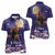 Italy Christmas Women Polo Shirt La Befana Flying Over Winter Night - Wonder Print Shop