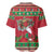 Italy Christmas Baseball Jersey Italian Map Poinsettia - Wonder Print Shop