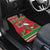 Italy Christmas Car Mats Italian Map Poinsettia - Wonder Print Shop