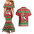 Italy Christmas Couples Matching Mermaid Dress and Hawaiian Shirt Italian Map Poinsettia - Wonder Print Shop