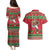Italy Christmas Couples Matching Puletasi and Hawaiian Shirt Italian Map Poinsettia - Wonder Print Shop