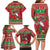Italy Christmas Family Matching Long Sleeve Bodycon Dress and Hawaiian Shirt Italian Map Poinsettia - Wonder Print Shop
