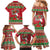 Italy Christmas Family Matching Mermaid Dress and Hawaiian Shirt Italian Map Poinsettia - Wonder Print Shop