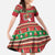 Italy Christmas Family Matching Off The Shoulder Long Sleeve Dress and Hawaiian Shirt Italian Map Poinsettia - Wonder Print Shop