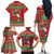 Italy Christmas Family Matching Off The Shoulder Long Sleeve Dress and Hawaiian Shirt Italian Map Poinsettia - Wonder Print Shop