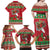 Italy Christmas Family Matching Off Shoulder Maxi Dress and Hawaiian Shirt Italian Map Poinsettia - Wonder Print Shop
