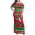 Italy Christmas Family Matching Off Shoulder Maxi Dress and Hawaiian Shirt Italian Map Poinsettia - Wonder Print Shop
